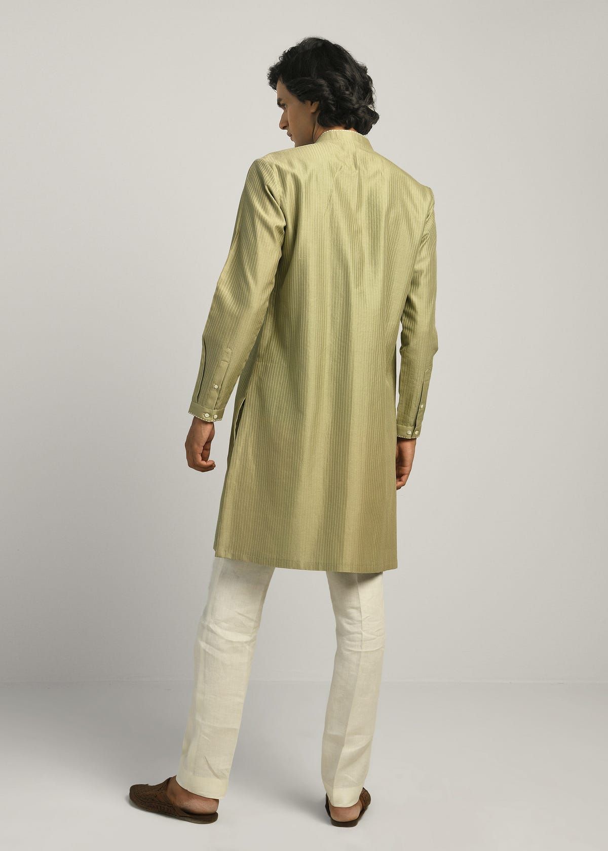 Hexa Dots hand Emb Kurta Set - image 4
