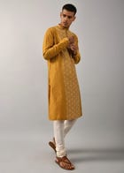 Dhruvtara Hand Embroidered Kurta Set view 1