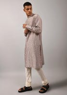 Shooting Star Embroidered Kurta Set view 1