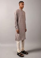 Shooting Star Embroidered Kurta Set view 3