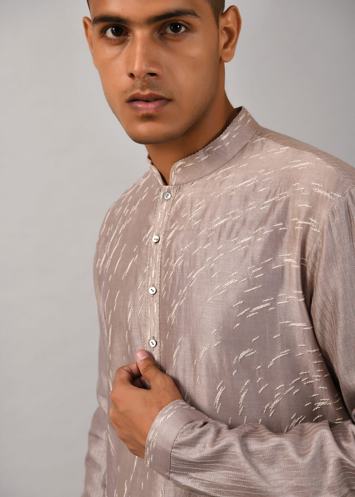 Shooting Star Embroidered Kurta Set - image 5