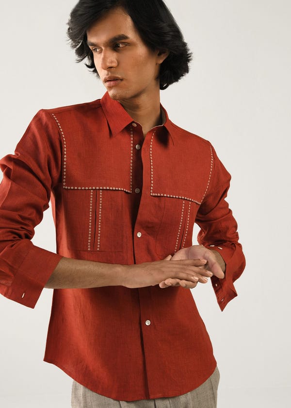 Countrymade India — Pocket Dots Shirt