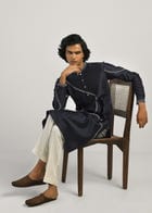 Coil Hand Embroidery Kurta Set view 2