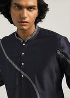 Coil Hand Embroidery Kurta Set view 4