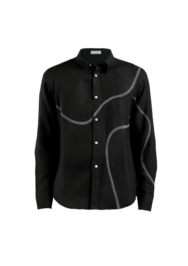 Countrymade India — Coil Embroidered Shirt
