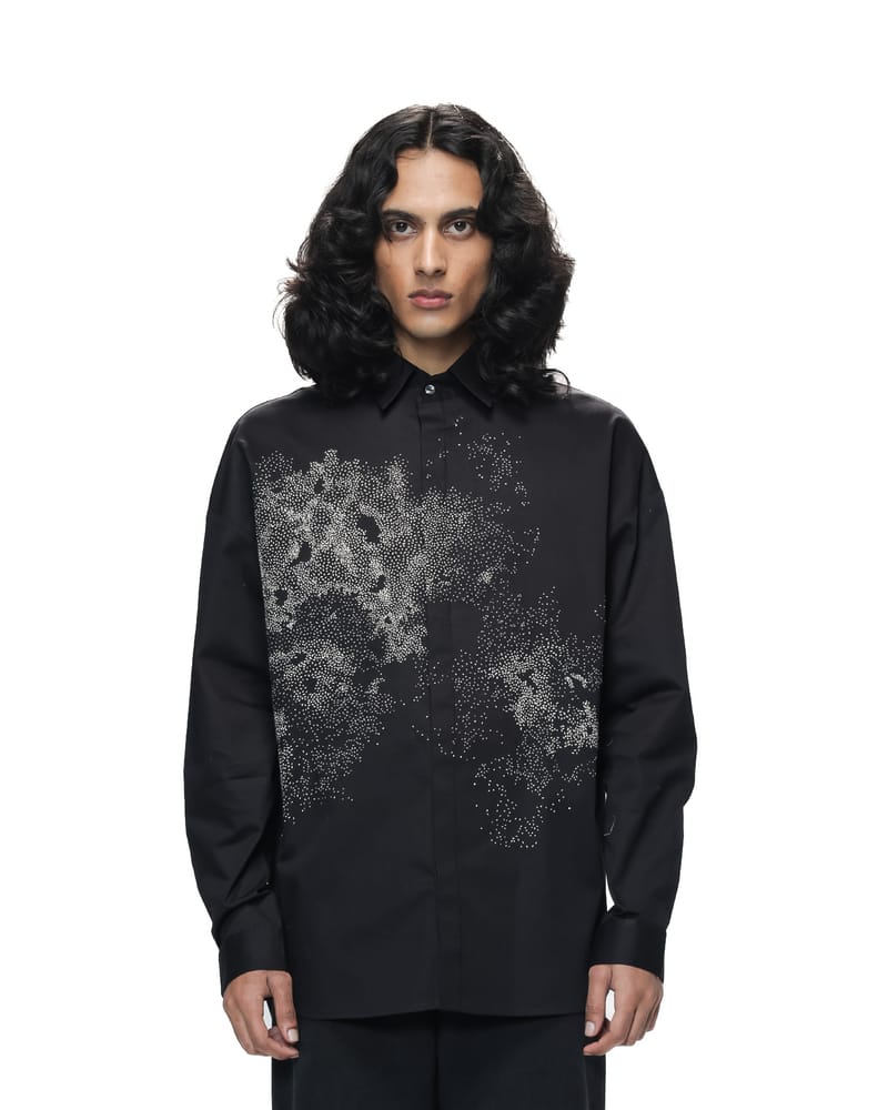 Scattered Stitches Drop-Shoulder Shirt