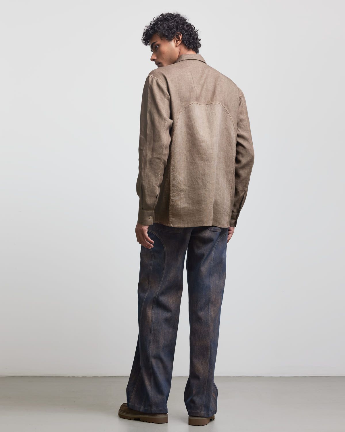 ARCH CROCHET PANEL SHIRT - image 3