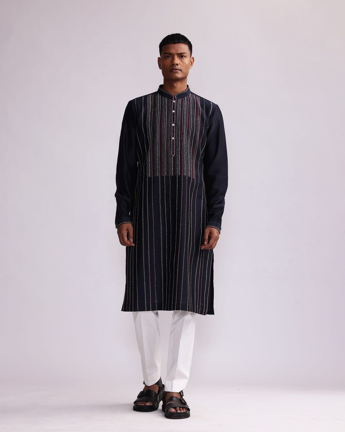 TERRA TRIBE HAND EMBROIDERED KURTA SET - image 1