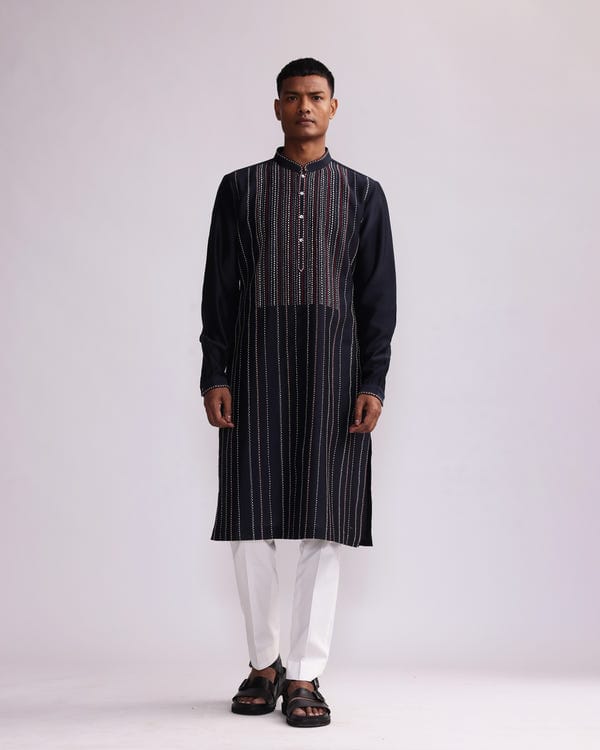 Countrymade India — TERRA TRIBE HAND EMBROIDERED KURTA SET