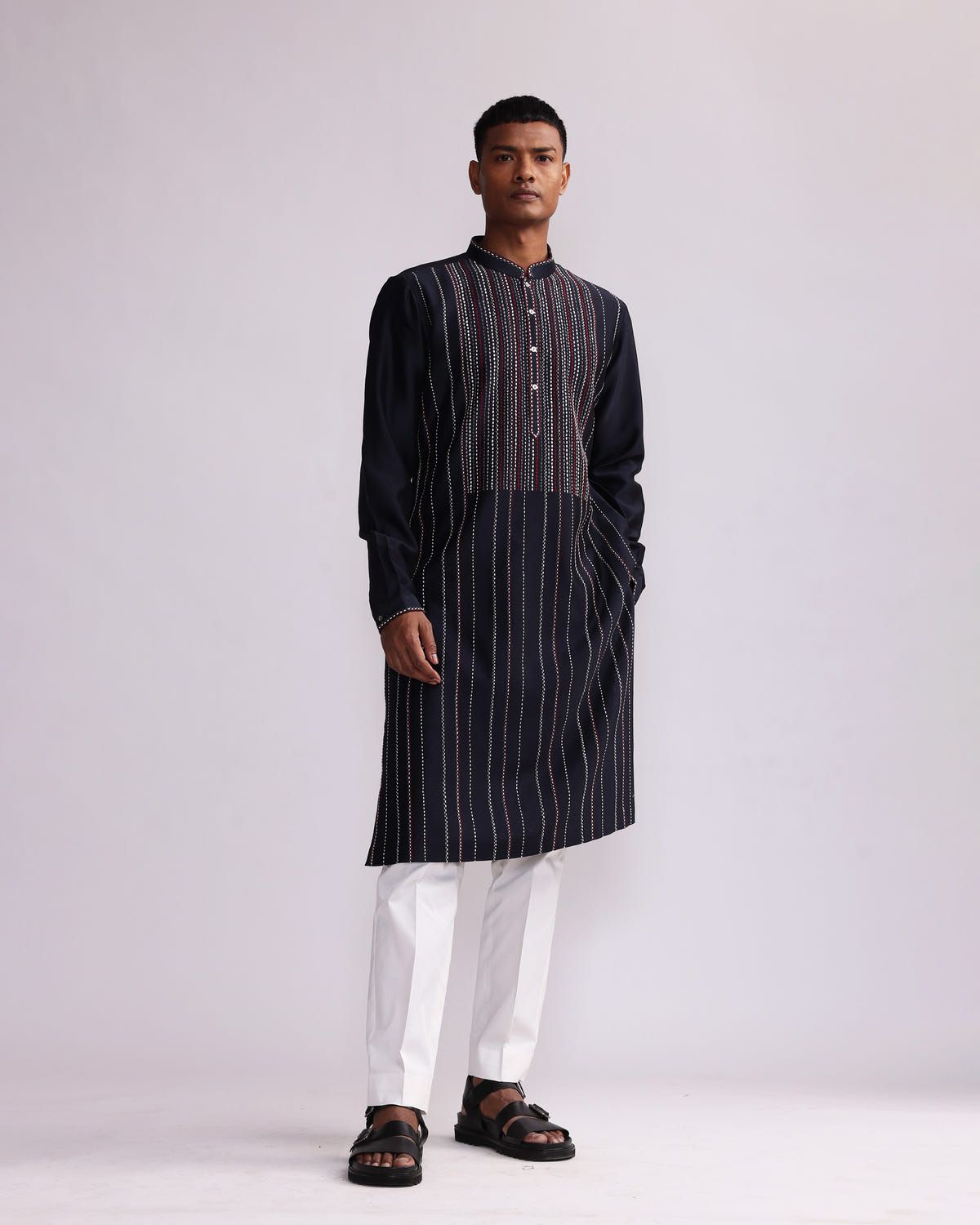 TERRA TRIBE HAND EMBROIDERED KURTA SET - image 4