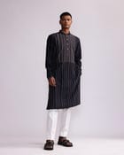 TERRA TRIBE HAND EMBROIDERED KURTA SET view 4