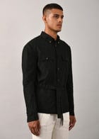 Diamond Drawstring Shacket view 3