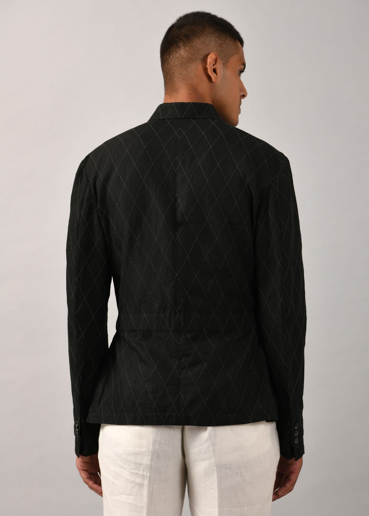 Diamond Drawstring Shacket - image 4