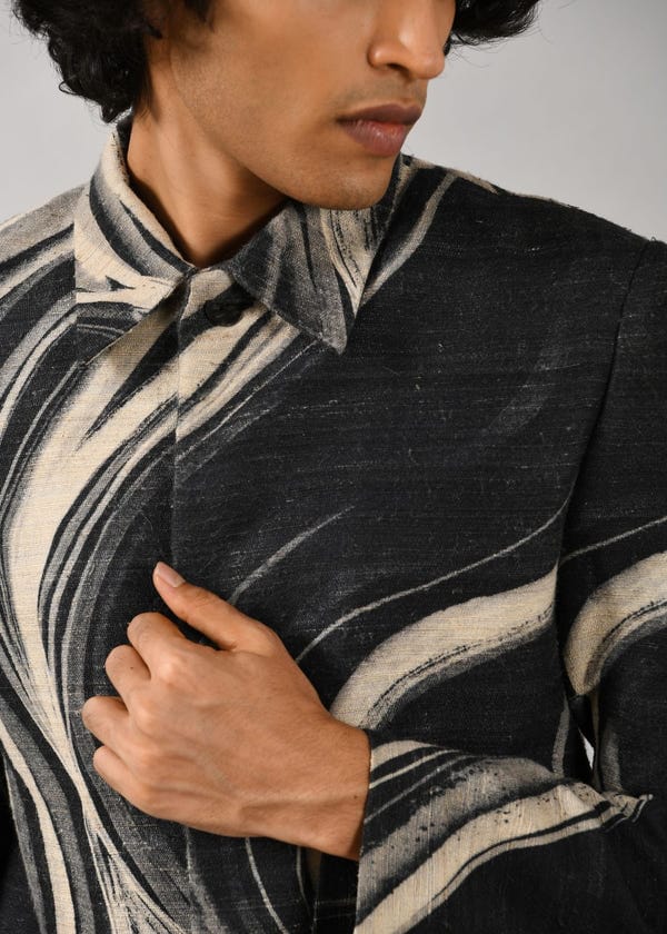 Countrymade India — Airborne strokes Overcoat