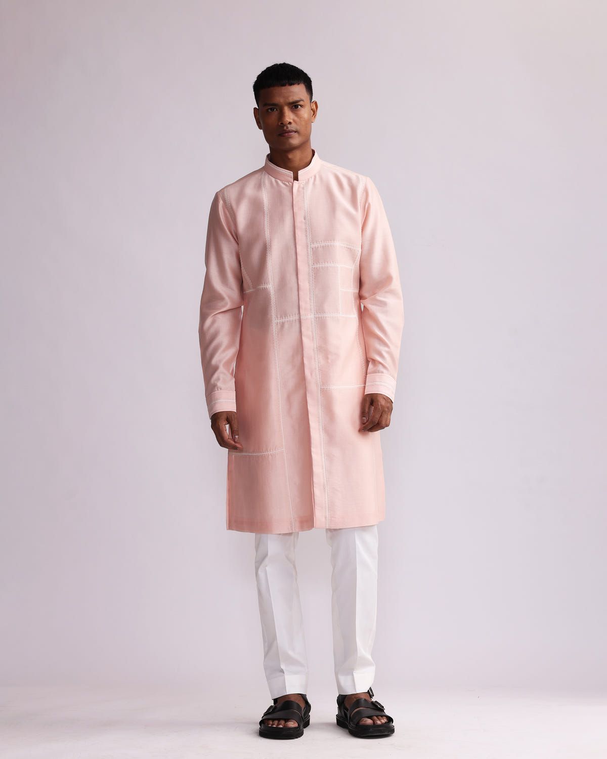 BUILDING BLOCKS PATCHED KURTA SET - image 1