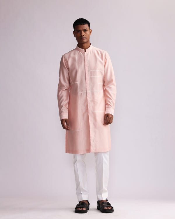 Countrymade India — BUILDING BLOCKS PATCHED KURTA SET