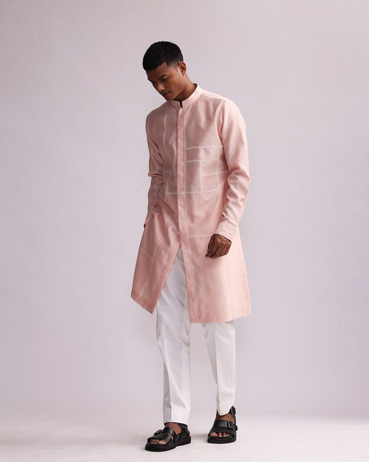 BUILDING BLOCKS PATCHED KURTA SET - image 4