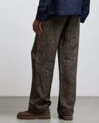 STONE BROWN LINEN TROUSERS view 2