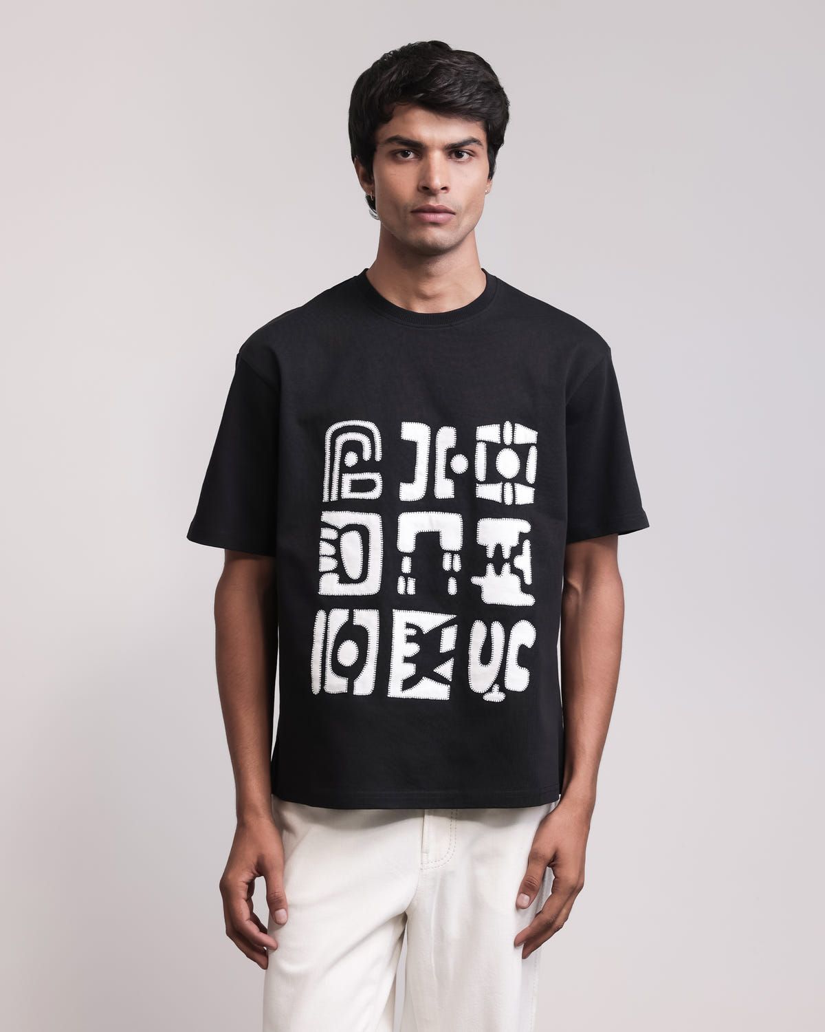 Fossils Patchwork T-shirt - image 1