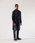 Black Hole Embroidery Kurta Set view 2