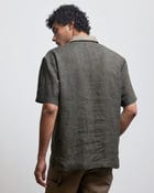 STONE GREEN CONTRAST POLO SHIRT view 3