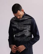 TRAIL DUST PLACEMENT KURTA SET view 3