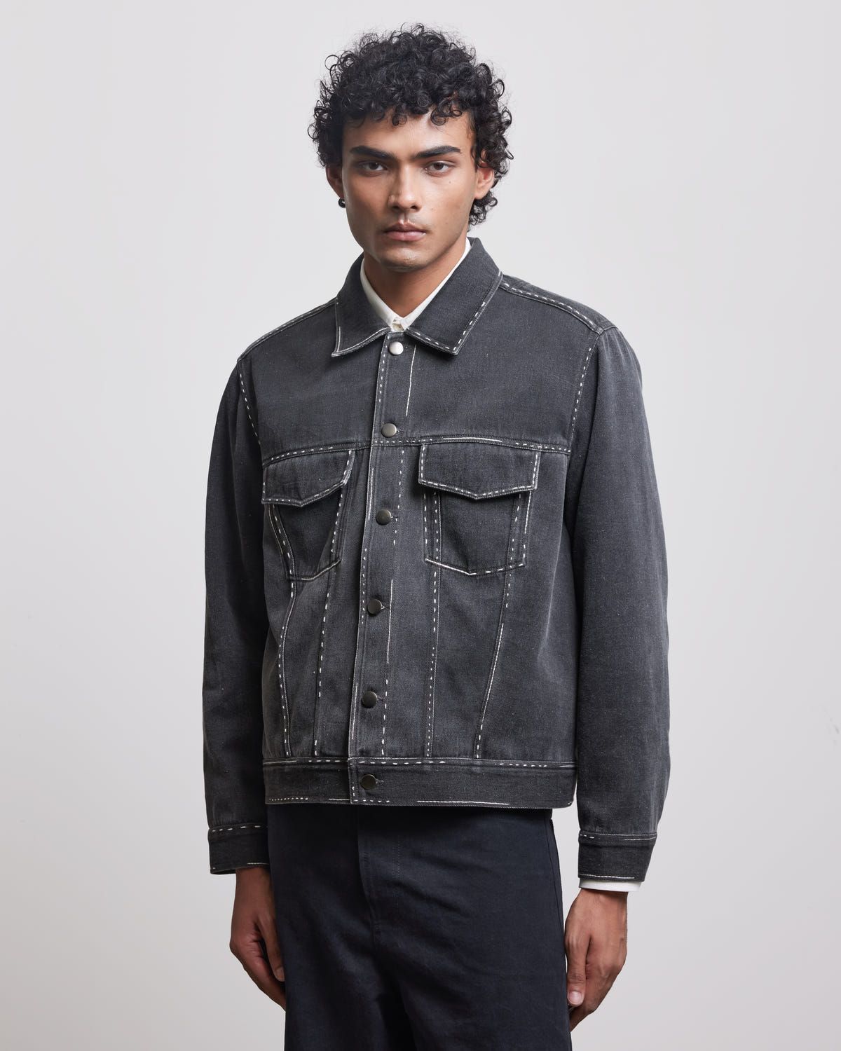 PRESENCE ABSENCE MULTI STITCH TRUCKER - image 1