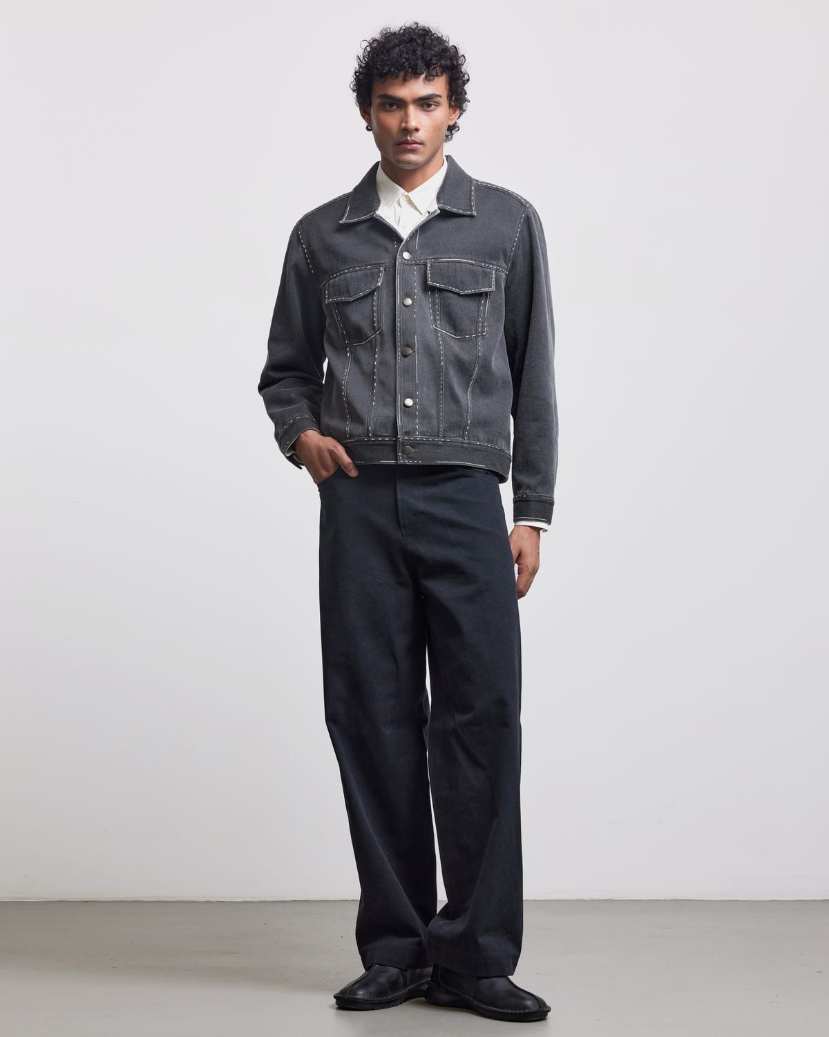 PRESENCE ABSENCE MULTI STITCH TRUCKER - image 2