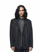 Molten Trail Embroidered Blazer view 1