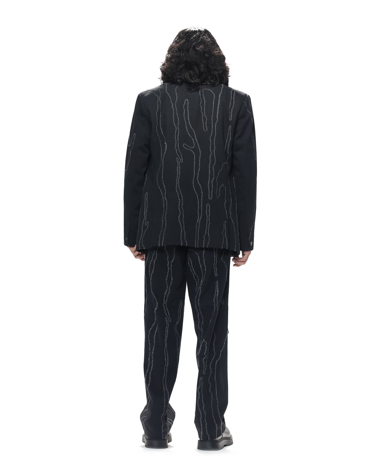 Molten Trail Embroidered Blazer - image 2