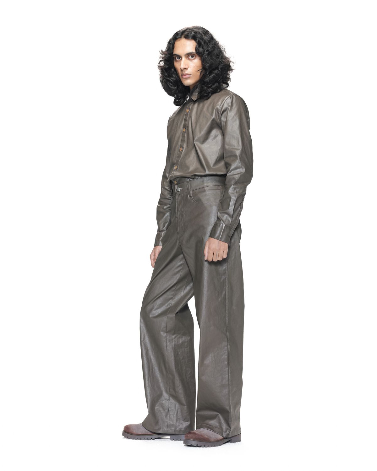 Coated Cotton Shirt - image 2