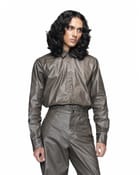 Coated Cotton Shirt view 3