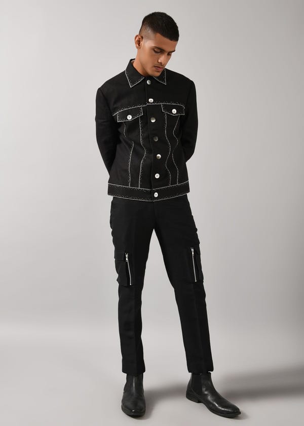 Countrymade India — Morse code Denim jacket