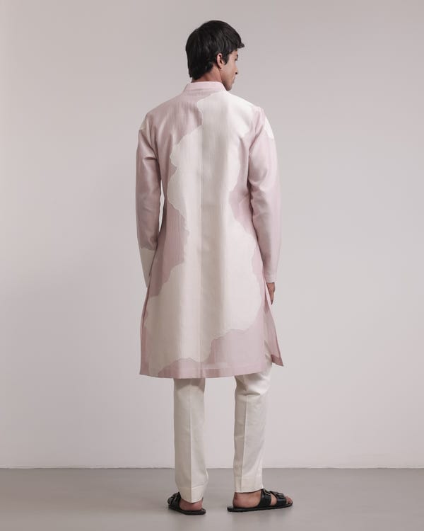 Countrymade India — Torn Canvas Appliqué Kurta Set