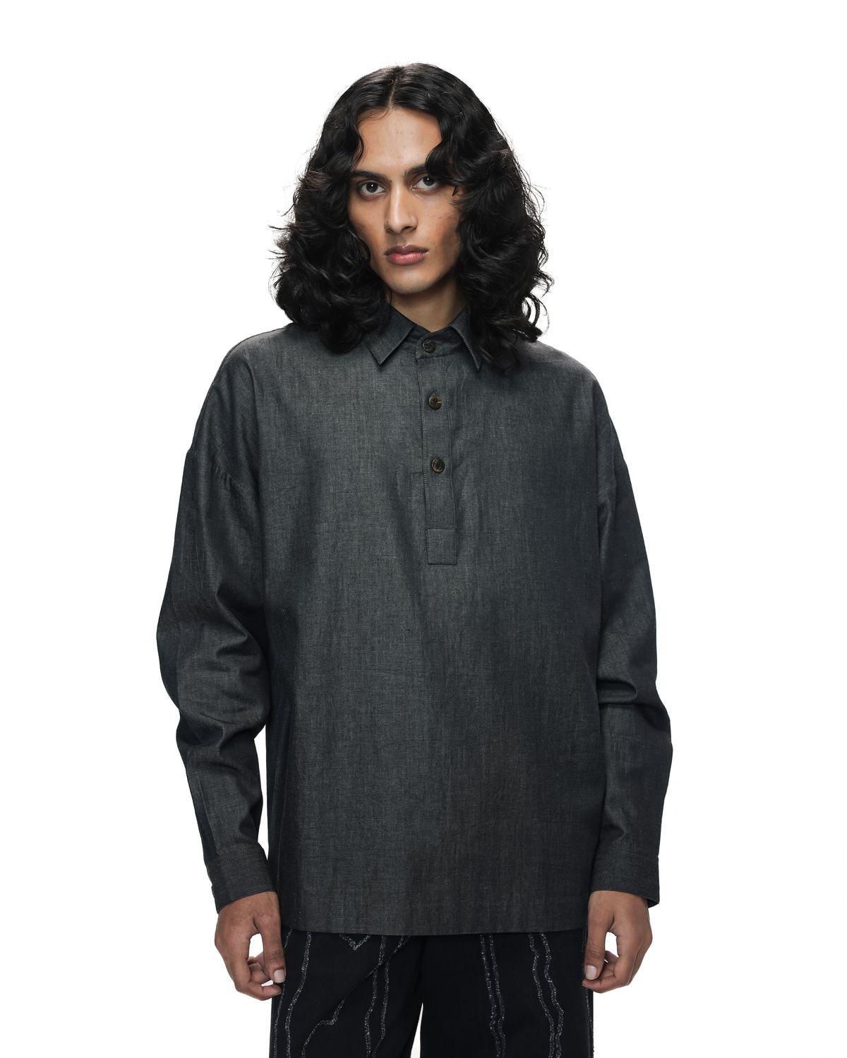 Half- Placket Work Shirt - image 1