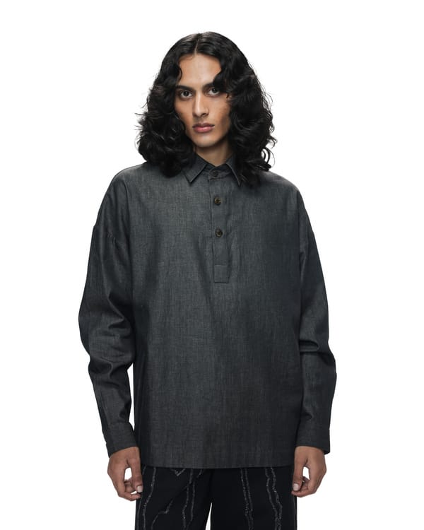 Countrymade India — Half- Placket Work Shirt