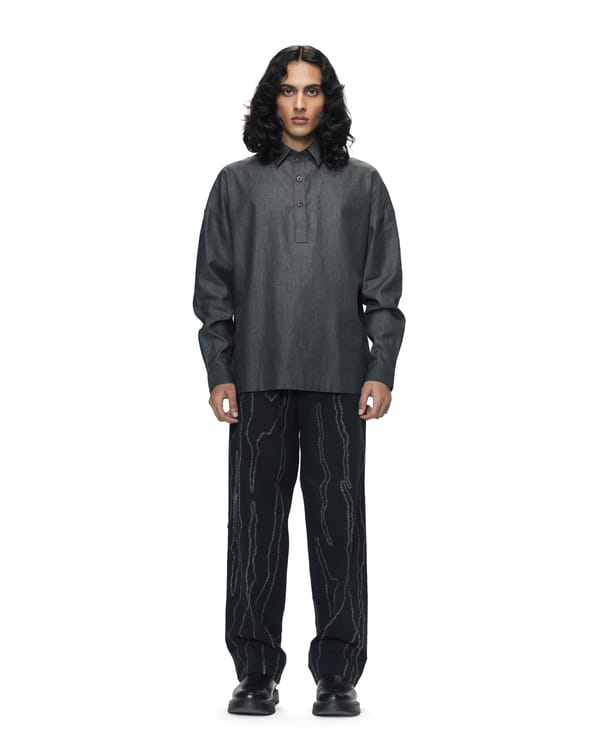 Countrymade India — Half- Placket Work Shirt