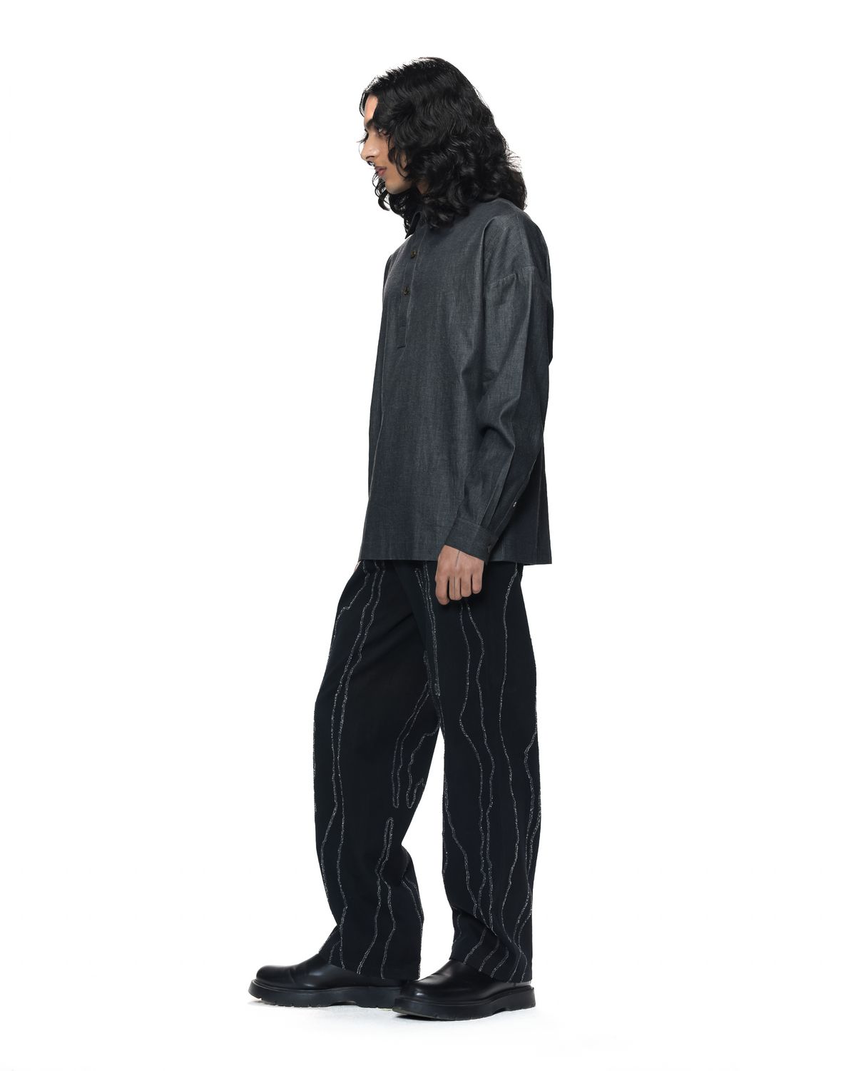 Half- Placket Work Shirt - image 4