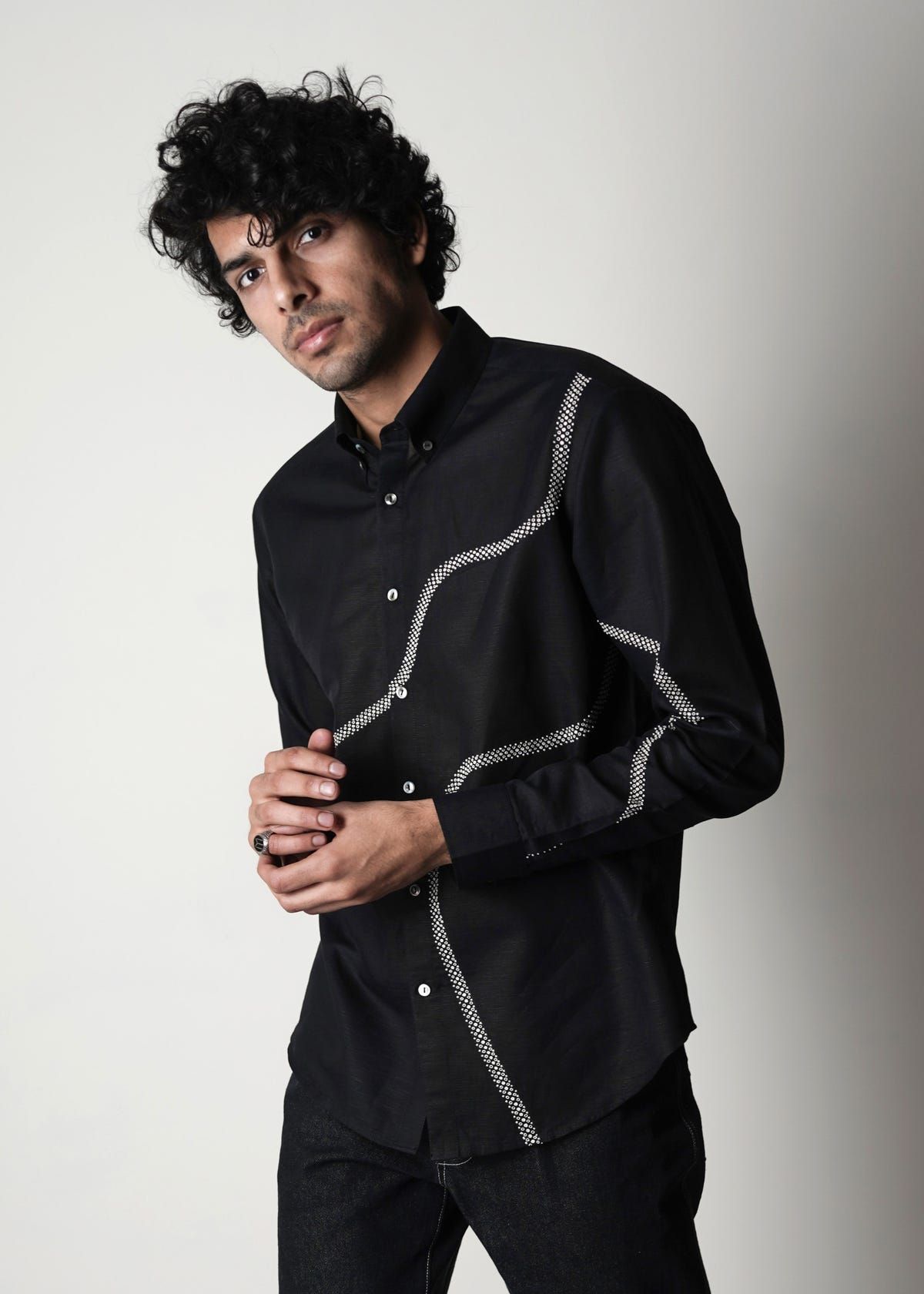 COIL EMBROIDERED SHIRT - image 2