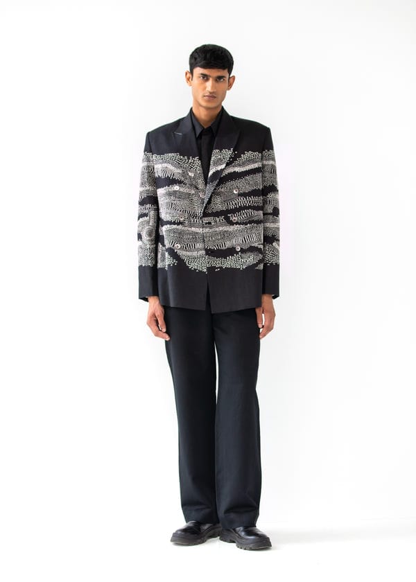 Countrymade India — TRAIL DUST DOUBLE BREASTED BLAZER