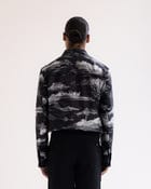 Arid Brushstroke Silk Bomber view 2