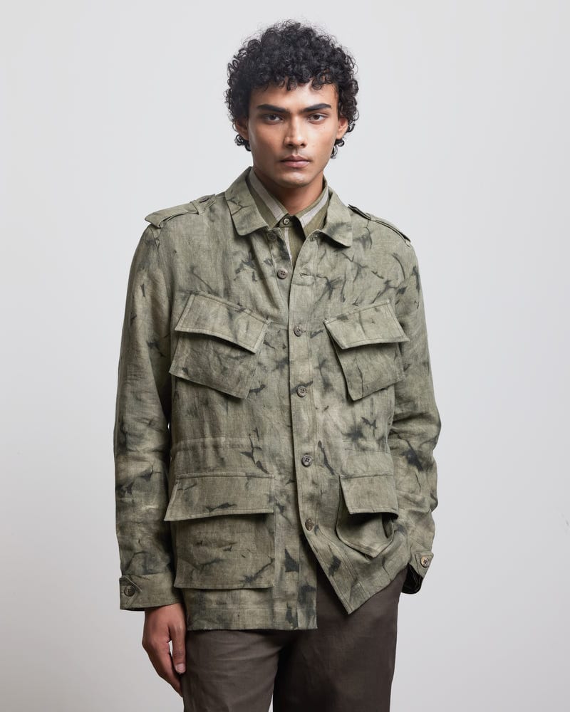 OLIVE SUNFADED SAFARI