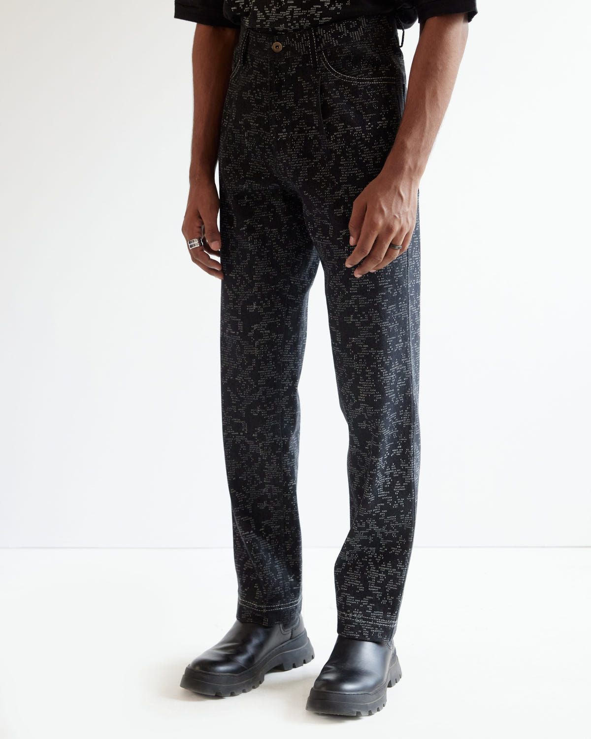 Block Print Denim - image 1