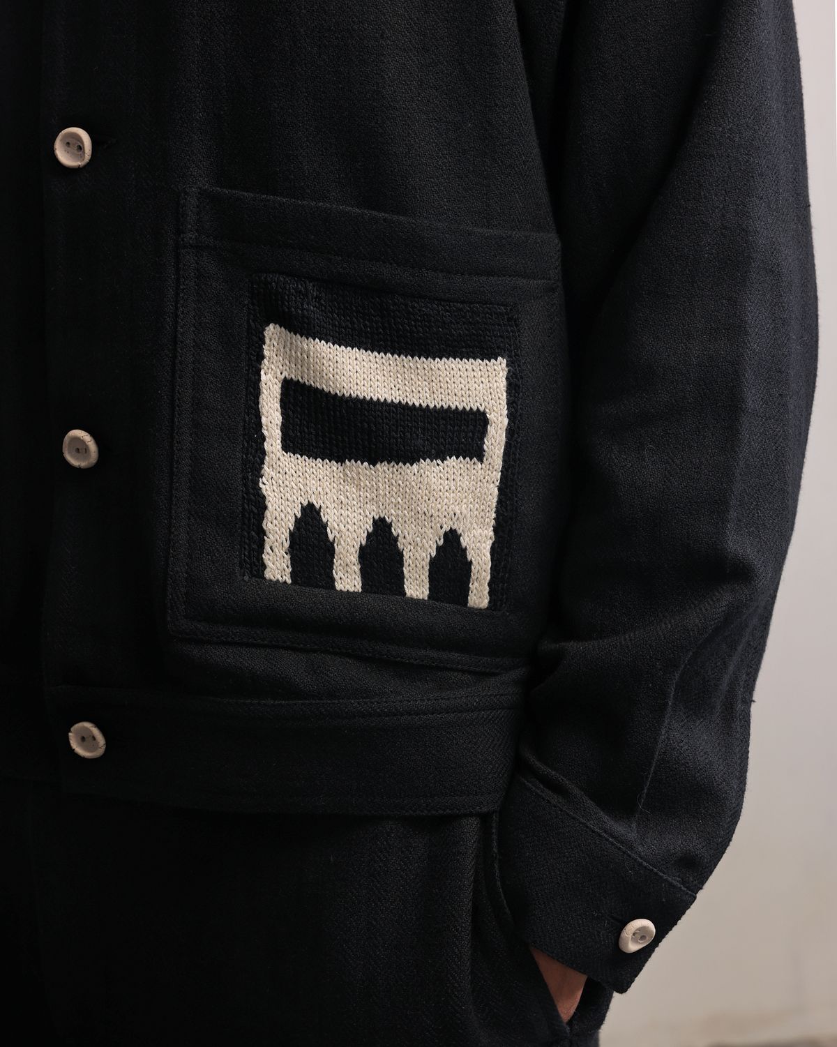 urban sweater pocket jacket - image 5