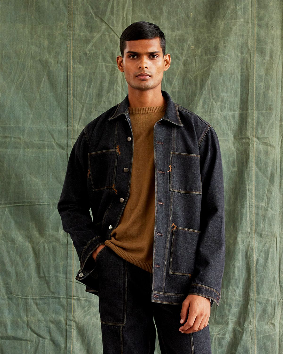 Mended Denim Jacket - image 1