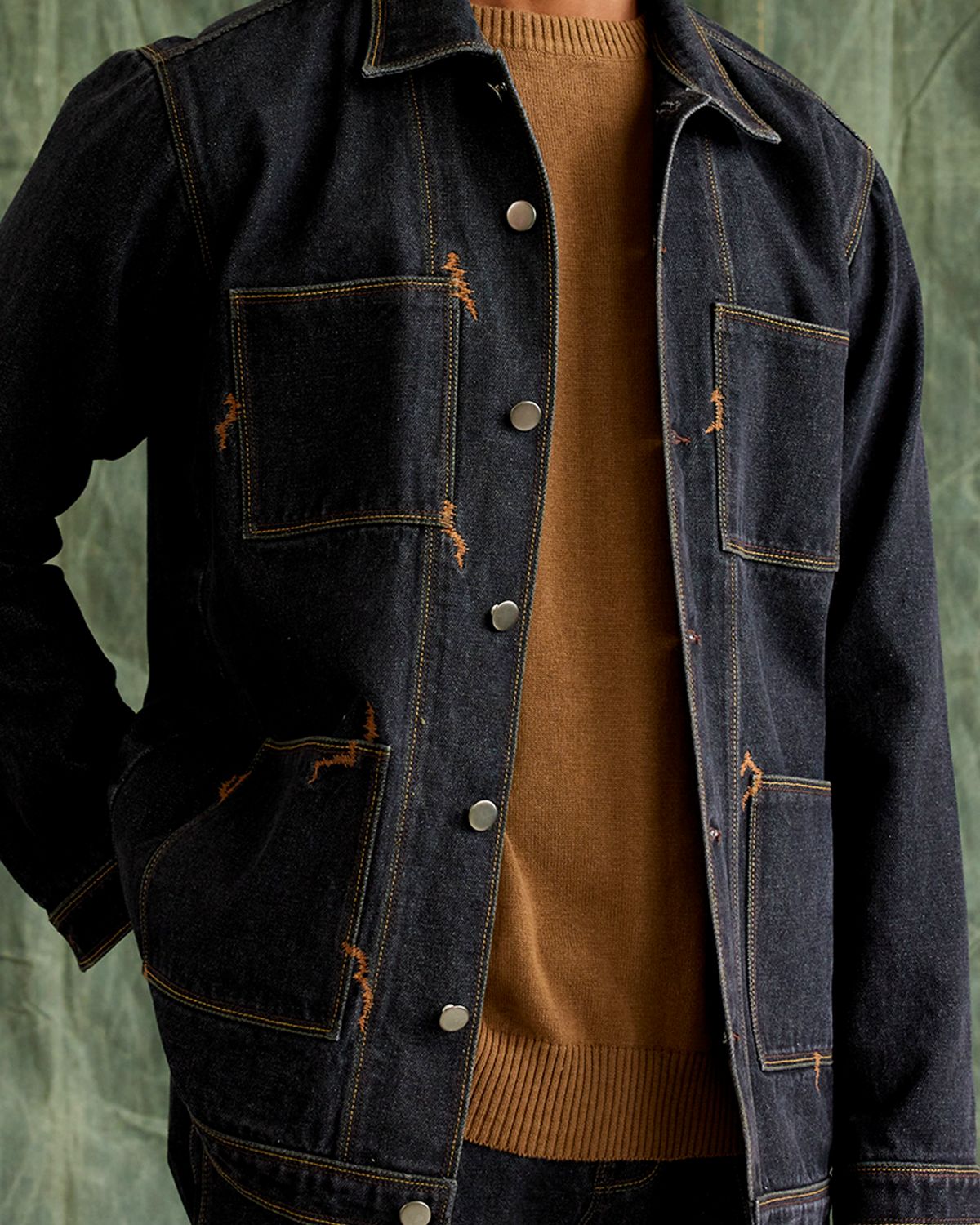 Mended Denim Jacket - image 3