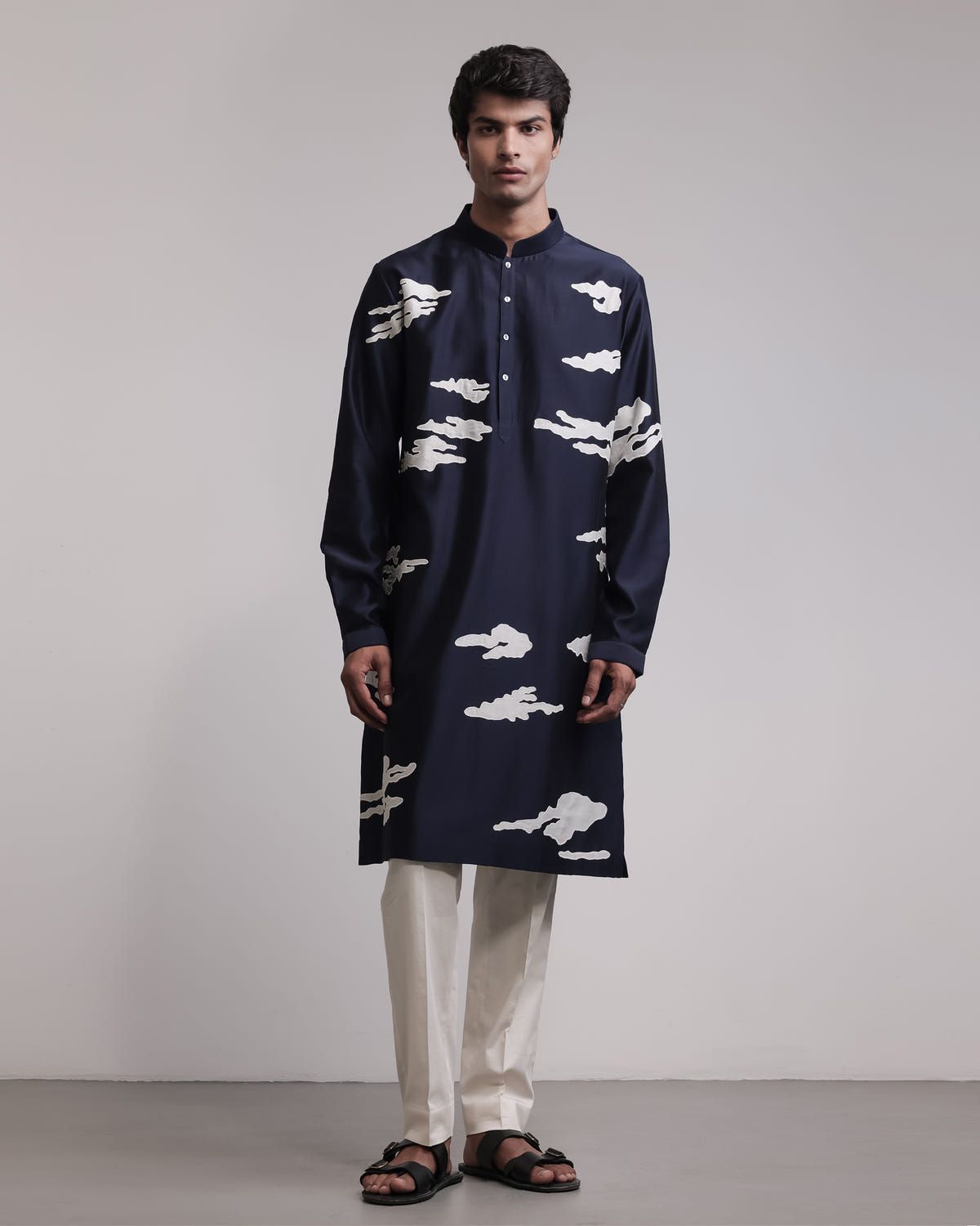 Residual Camouflage Applique Kurta Set - image 1