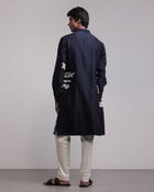 Residual Camouflage Applique Kurta Set view 2