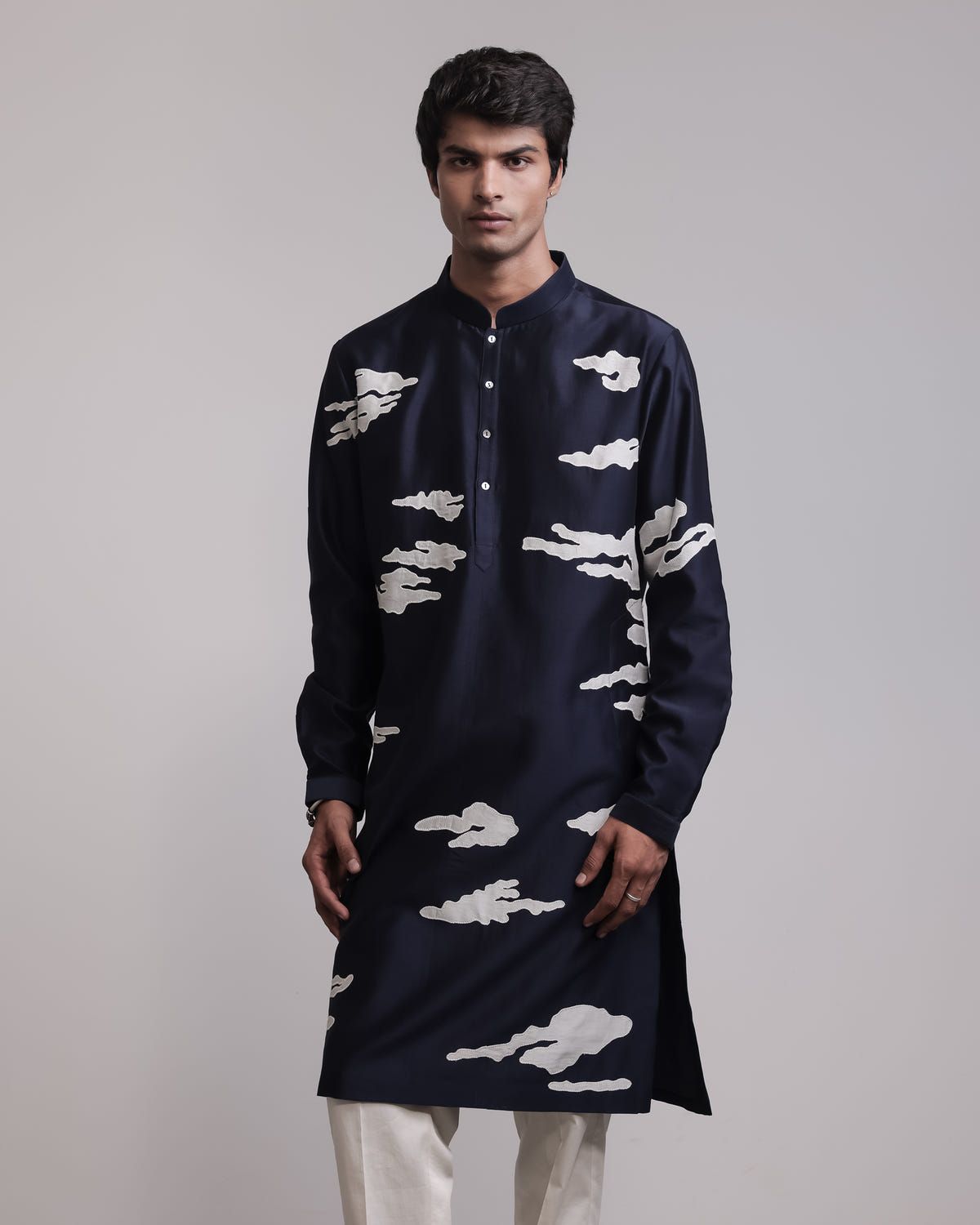 Residual Camouflage Applique Kurta Set - image 3