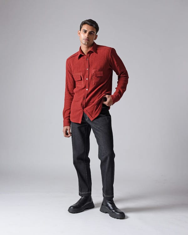 Countrymade India — TERRA TEXTURED SHIRT
